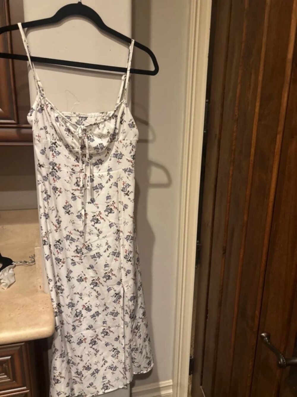 Long floral dress size small